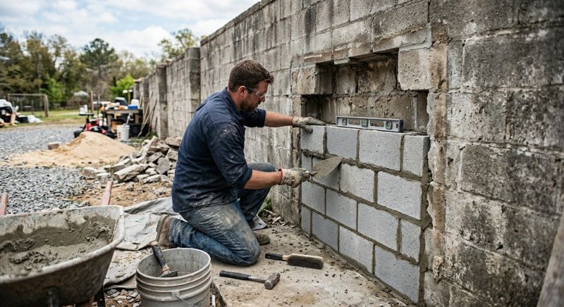 Block Wall Repair in Apopka, FL