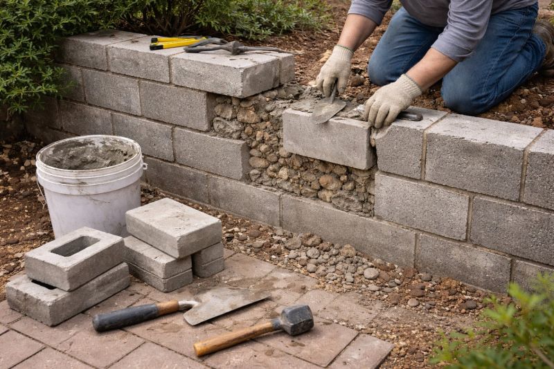 Block Wall Repair in Titusville, FL