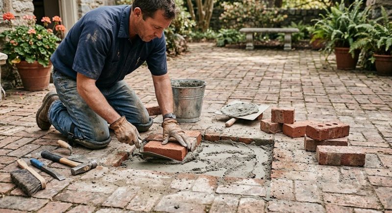Brick Flatwork Repair in Apopka, FL