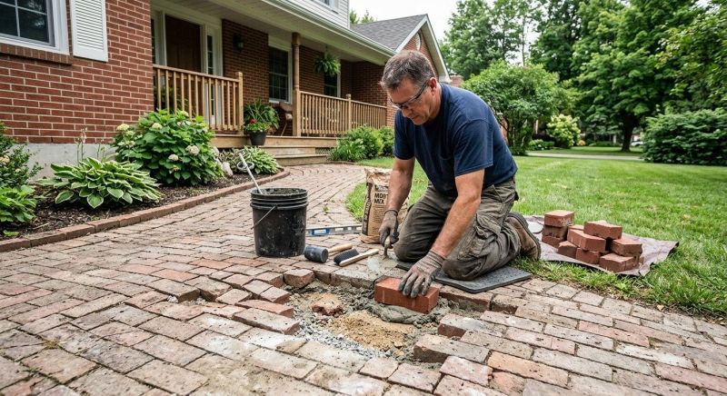 Brick Flatwork Repair in Apopka, FL