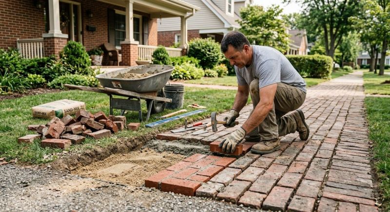 Brick Flatwork Repair in Mims, FL