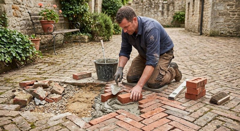 Brick Flatwork Repair in Titusville, FL