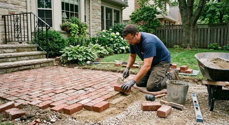 Brick Flatwork Repair in Zellwood, FL