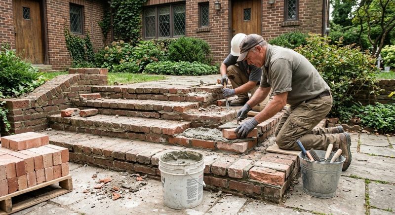 Brick Stairs Repair in Osteen, FL
