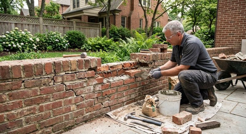 Brick Wall Repair in Geneva, FL