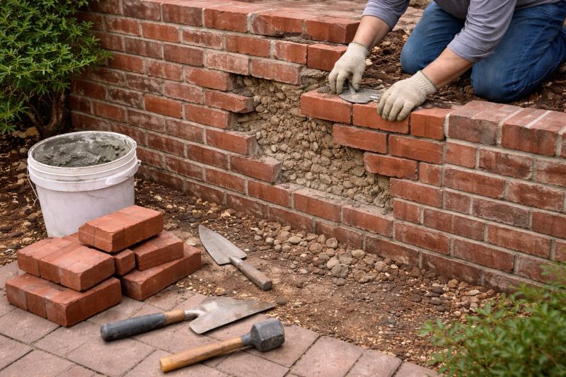 Brick Wall Repair in Orange County, FL