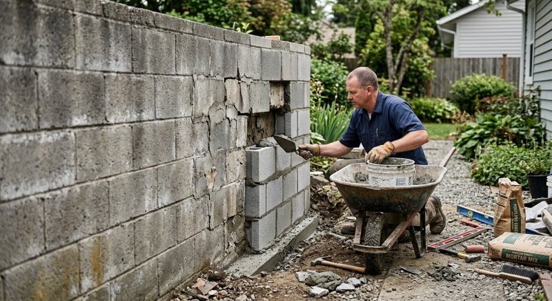 Cinder Block Repair in Oviedo, FL