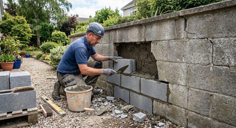 Concrete Block Repair in Debary, FL
