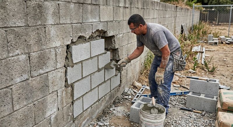 Concrete Block Repair in Windermere, FL